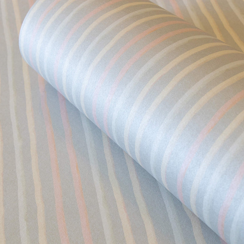 media image for Stripes Light Blue Wallpaper from the Great Kids Collection by Galerie Wallcoverings 291