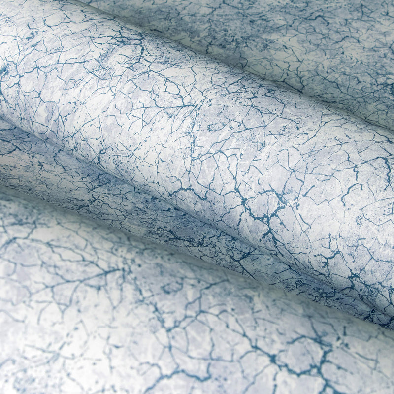 media image for Bento Chalky Blue Wallpaper from the Azulejo Collection by Galerie Wallcoverings 232