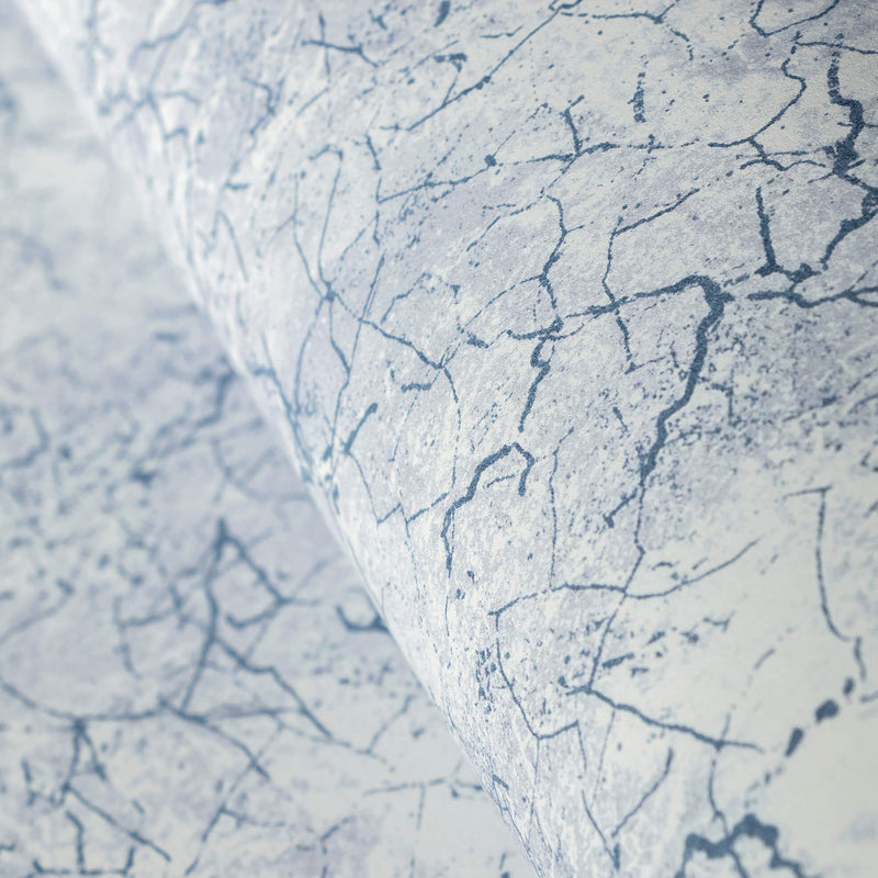 media image for Bento Chalky Blue Wallpaper from the Azulejo Collection by Galerie Wallcoverings 247