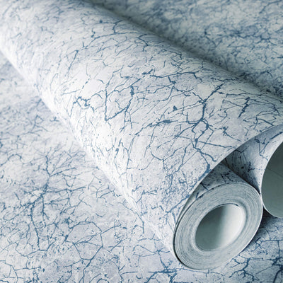 product image for Bento Chalky Blue Wallpaper from the Azulejo Collection by Galerie Wallcoverings 76