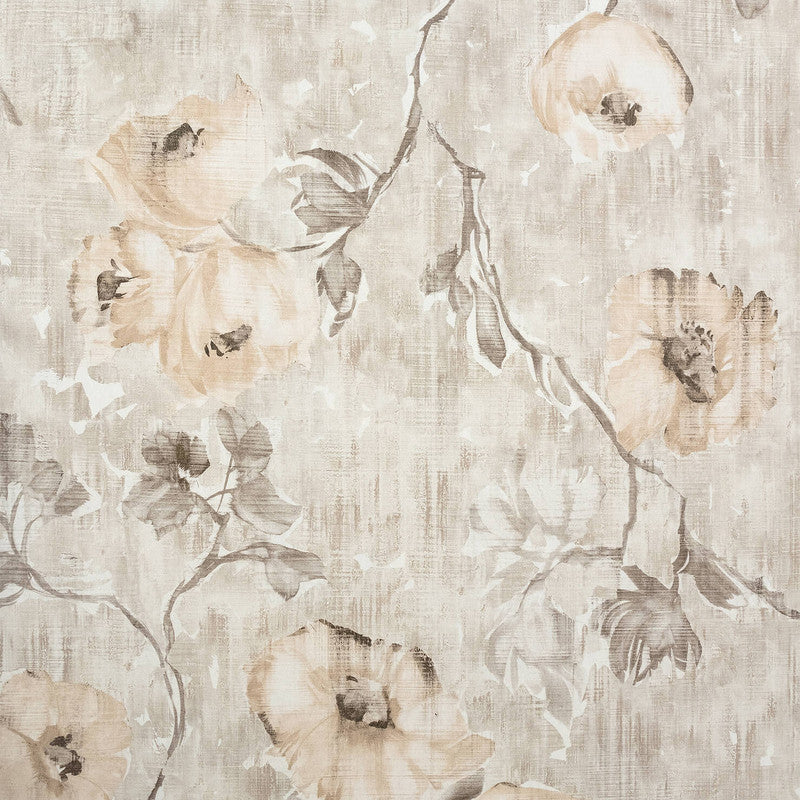 media image for Petunia Wallpaper in Apricot Greyish 220