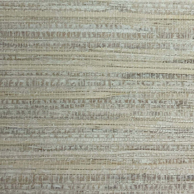 product image of Sample Grasscloth Painted Wallpaper in Cream 588