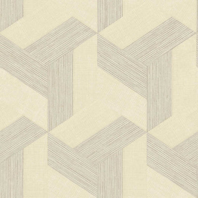 product image for Synergy Geometric Wallpaper in Beige Neutral 67