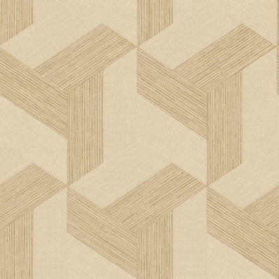 product image of Synergy Geometric Wallpaper in Beige Brown 513