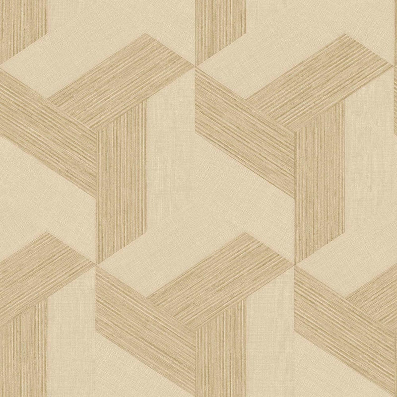 media image for Synergy Geometric Wallpaper in Beige Brown 288