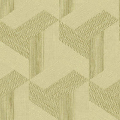 product image for Synergy Geometric Wallpaper in Green 32