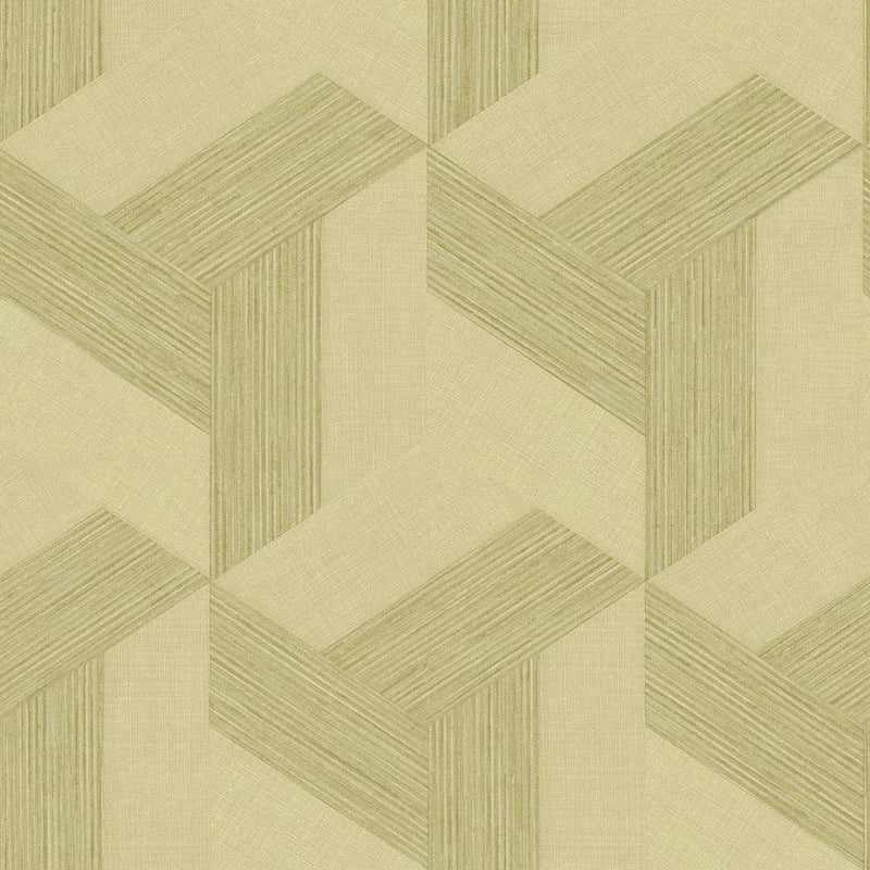media image for Synergy Geometric Wallpaper in Green 258