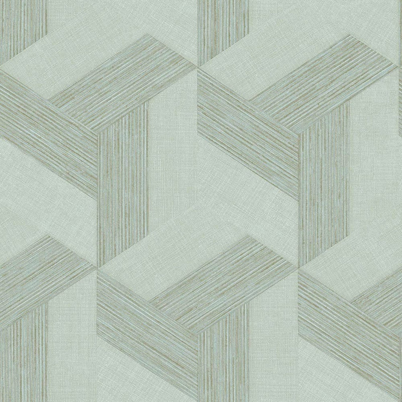 media image for Synergy Geometric Wallpaper in Blue 258