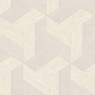 product image of Synergy Geometric Wallpaper in Neutral Beige 563