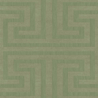 product image of Synergy Geometric Maze Wallpaper in Green 587
