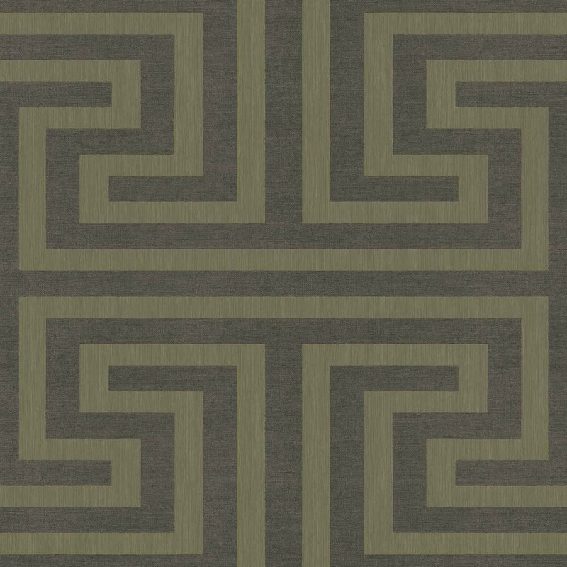 media image for Synergy Geometric Maze Wallpaper in Dark Grey 268