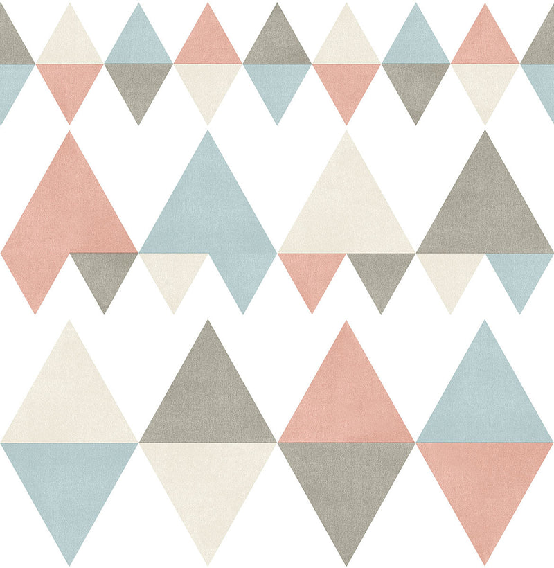 media image for Trilogy Coral Geometric Wallpaper 29