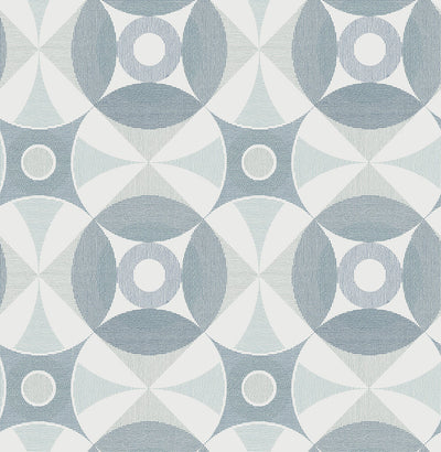 product image of Ellis Teal Geometric Wallpaper 574