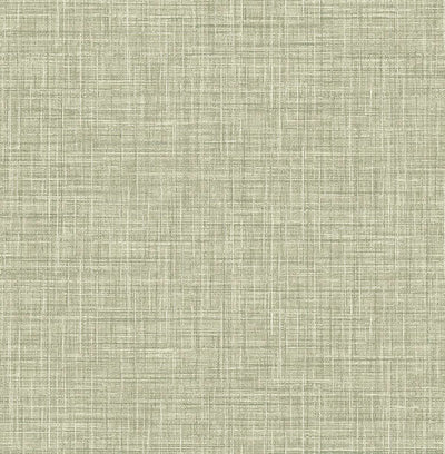 product image of Tuckernuck Green Linen Wallpaper 527