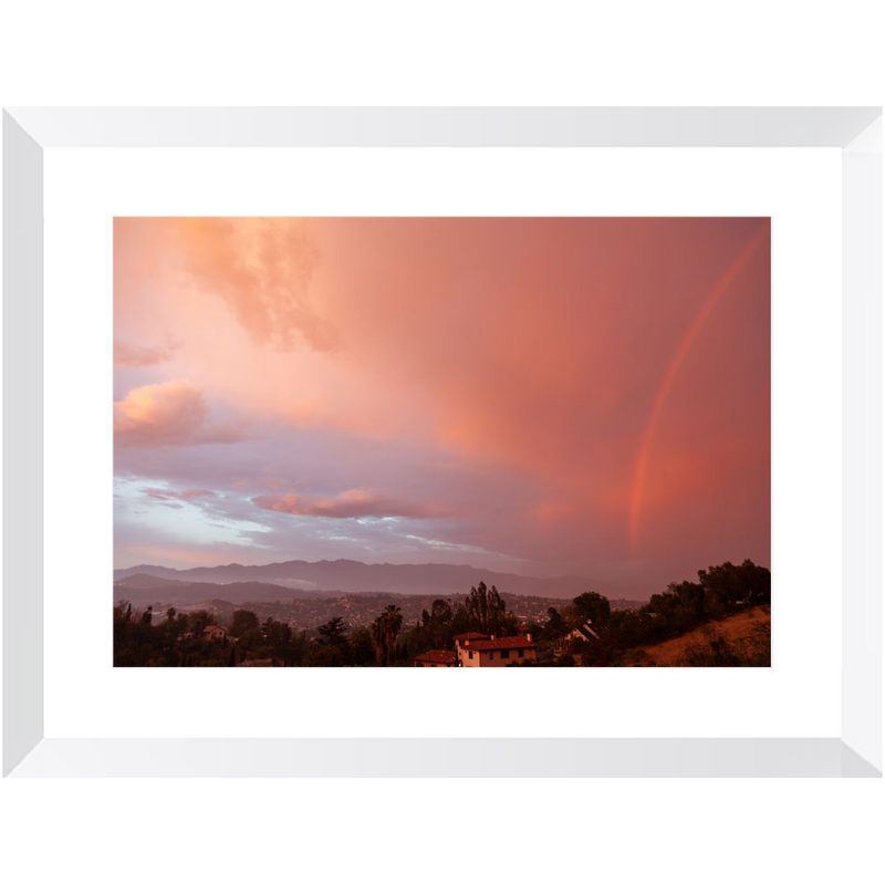 media image for Pink Rainbow Framed Print 22