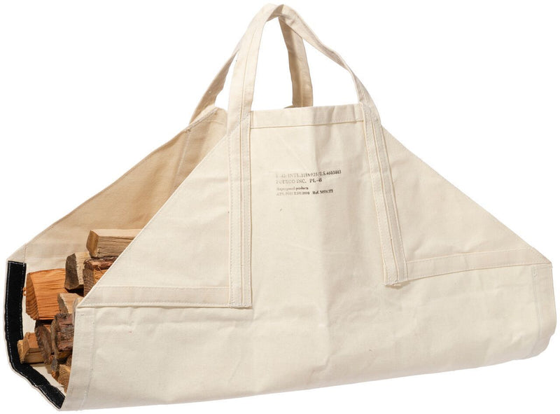 media image for off white firewood carrier design by puebco 1 247