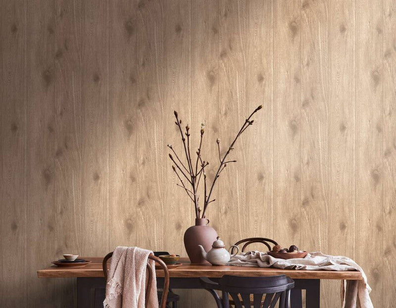 media image for Wood Deco Wallpaper in Beige 232