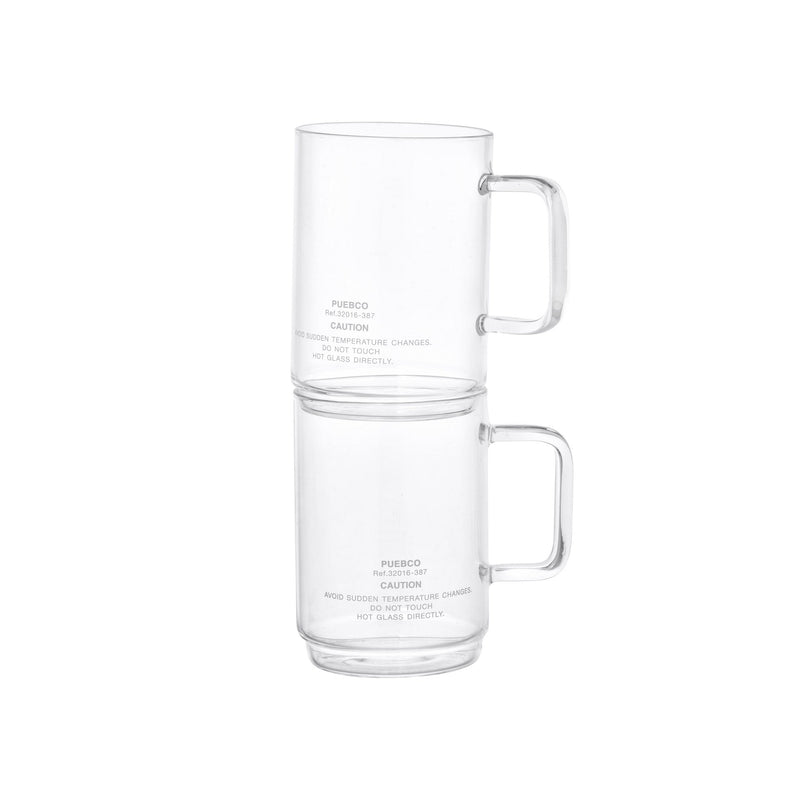 media image for borosilicate glass mug deep stacking design by puebco 7 223