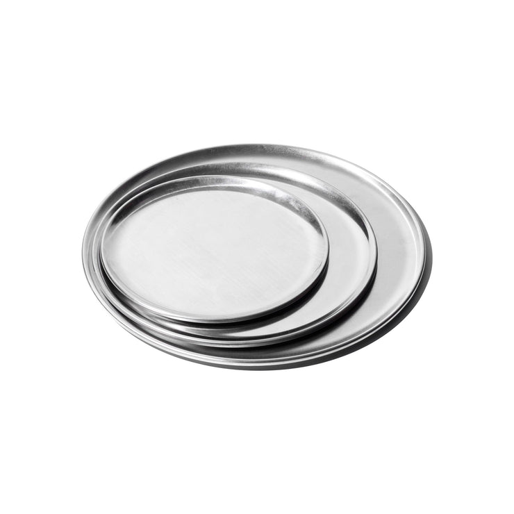 aluminium round tray 10in design by puebco 5