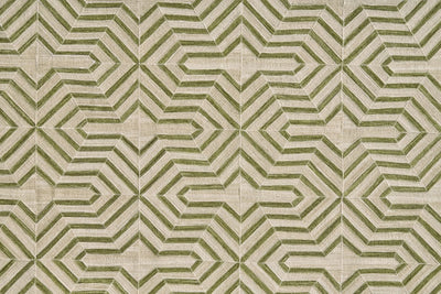 product image for Bromham Flatweave Green and Ivory Rug by BD Fine Texture Image 1 78