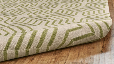 product image for Bromham Flatweave Green and Ivory Rug by BD Fine Roll Image 1 73