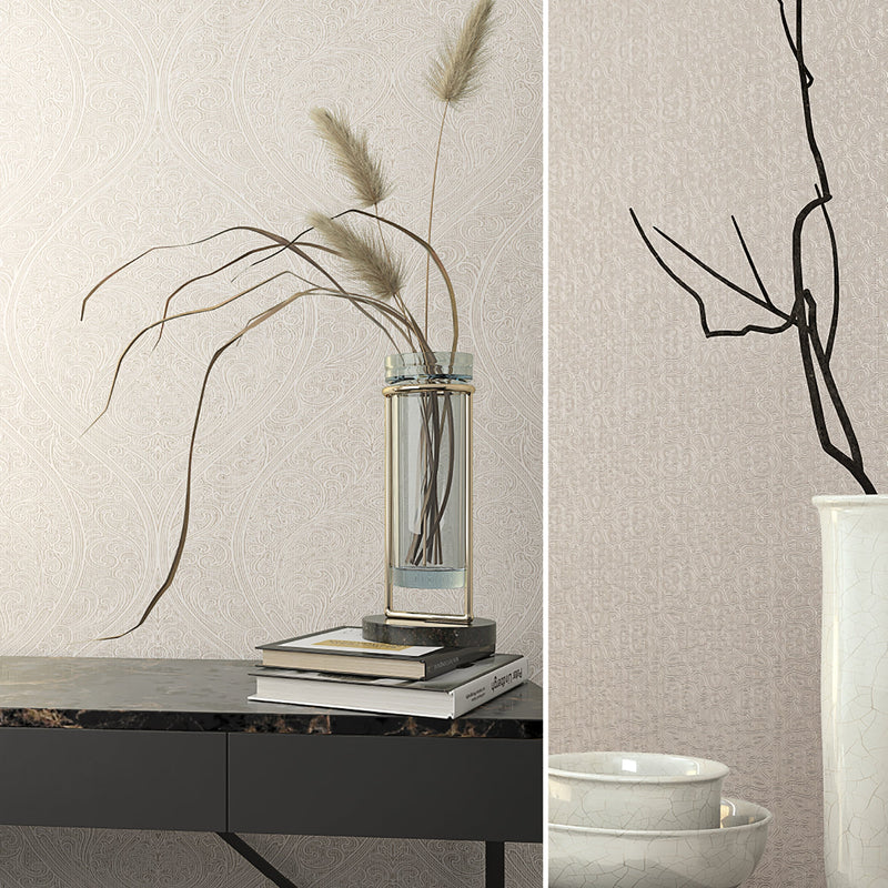 media image for Art Nouveau Beige Wallpaper from Serene Collection by Galerie Wallcoverings 230