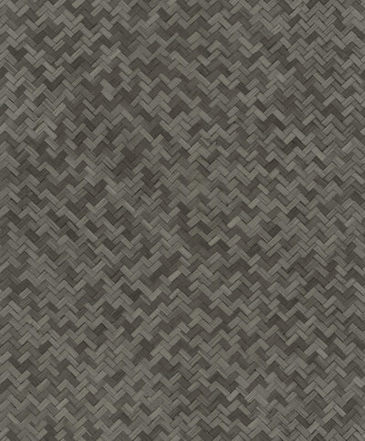 product image of sample rattan anthracite wallpaper from eden collection by galerie wallcoverings 1 594
