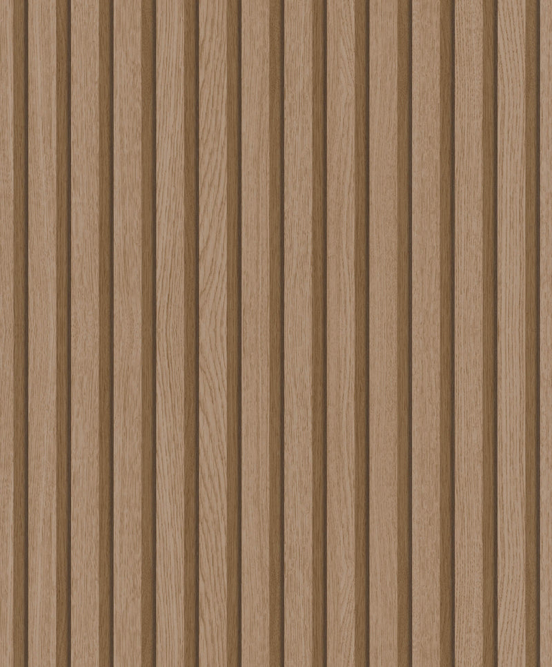 media image for Wood Stripe Brown Wallpaper from Eden Collection by Galerie Wallcoverings 277