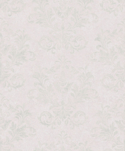 product image for Damask Wallpaper in Light Pink/Grey 64