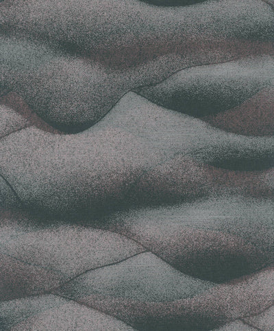 product image of Sample Landscape Wallpaper in Black/Silver/Burgundy 545
