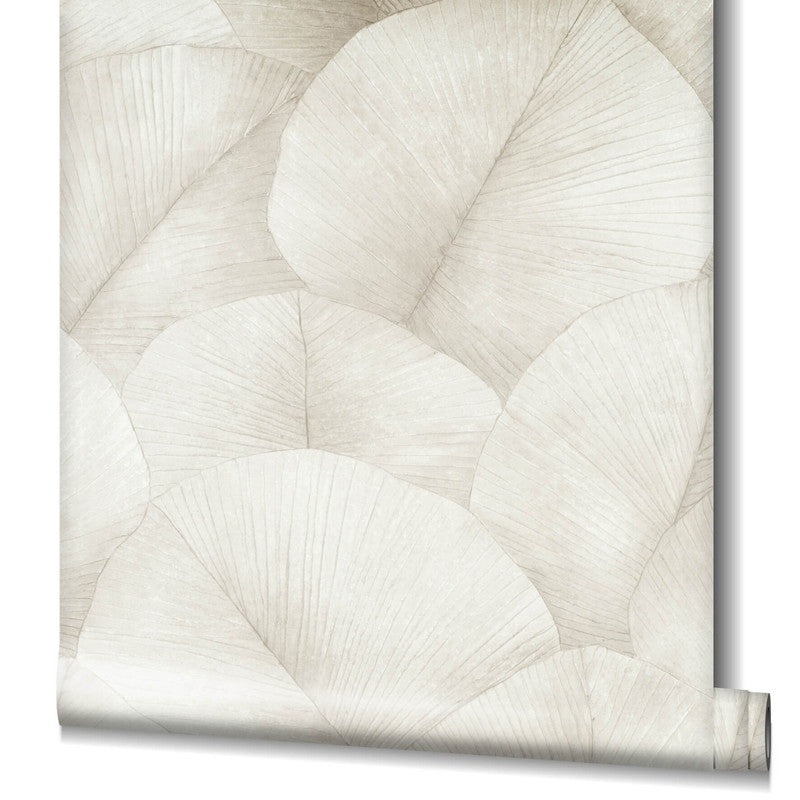 media image for Palm Leaf Wallpaper in Beige 271