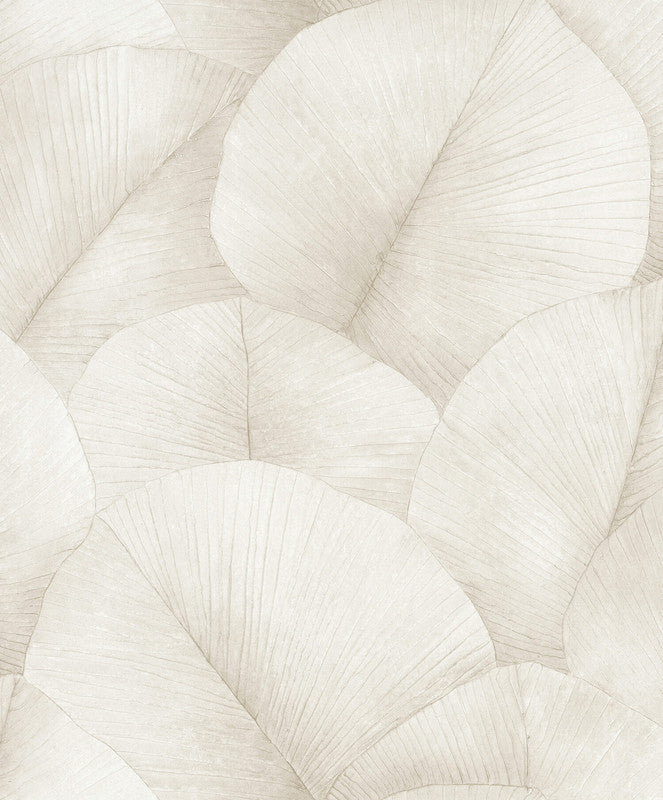media image for Palm Leaf Wallpaper in Beige 21