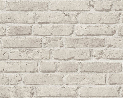 product image of Sample Brick Stone Wallpaper in Grey 528