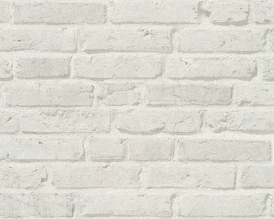 product image of Sample Brick Stone Wallpaper in Soft Grey 511
