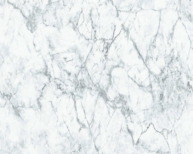 media image for Sample Marble Wallpaper in Grey/White 265