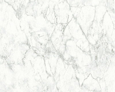 product image of Sample Marble Wallpaper in Soft Grey/White 582
