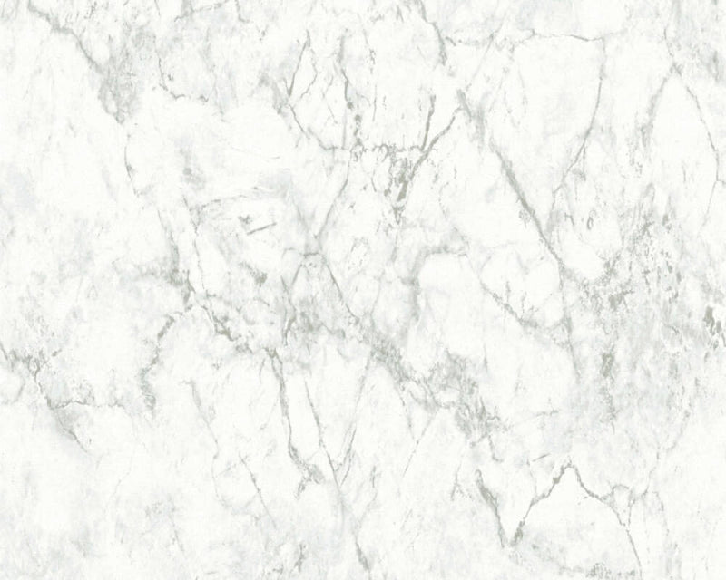 media image for Sample Marble Wallpaper in Soft Grey/White 253