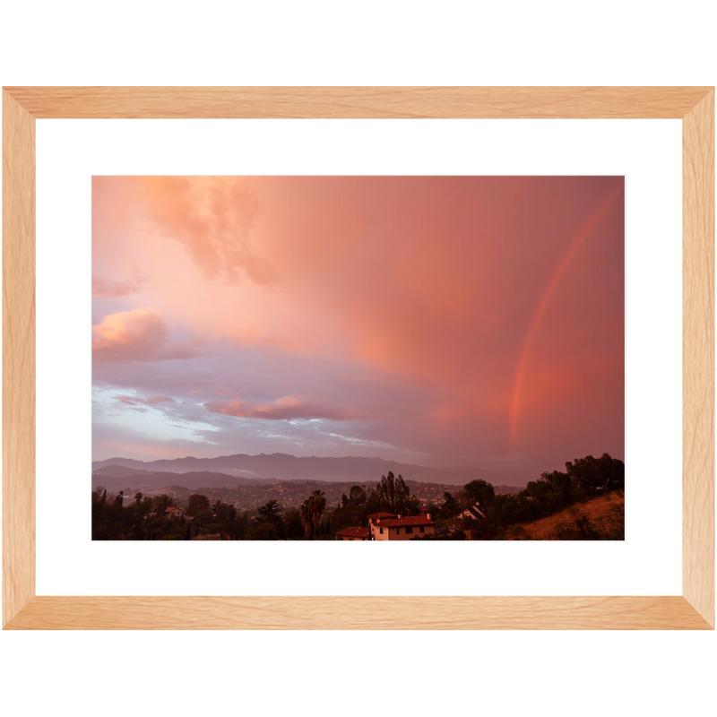 media image for Pink Rainbow Framed Print 268