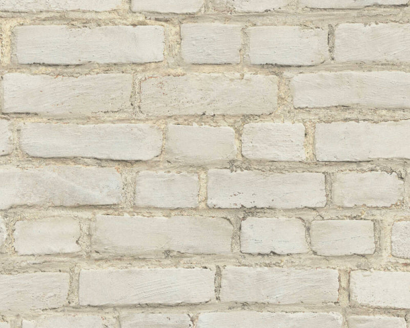 media image for Brick Cottage Wallpaper in Grey/Red/White 289