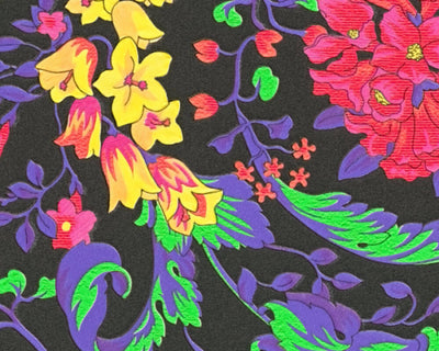 product image for Baroque Damask Textured Wallpaper in Black/Multi from the Versace V Collection 37