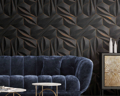 product image for Maha Wall Mural in Black 8