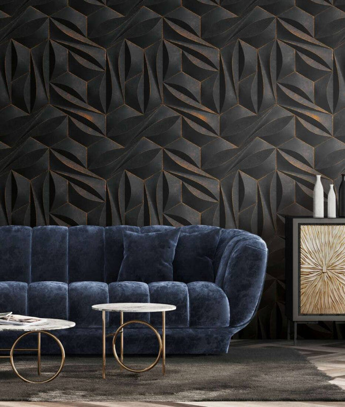 media image for Maha Wall Mural in Black 261