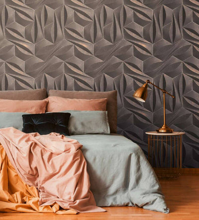 product image for Maha Wall Mural in Grey 17
