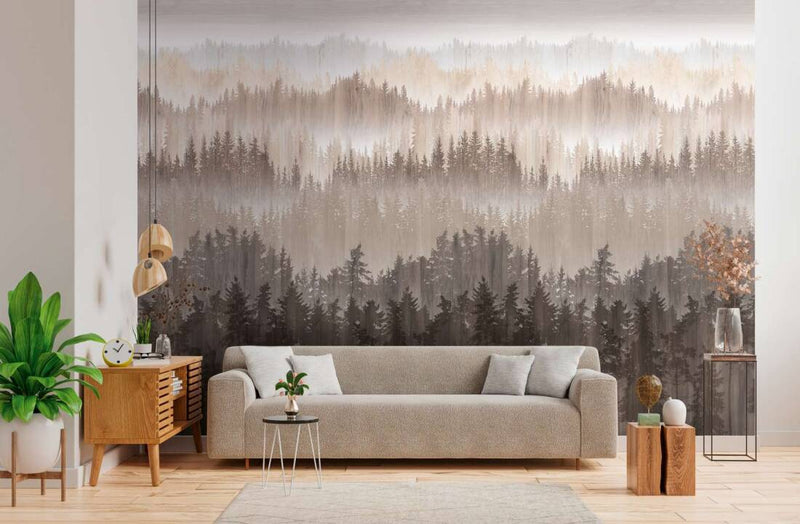 media image for Björn Wall Mural in Beige/Cream 233