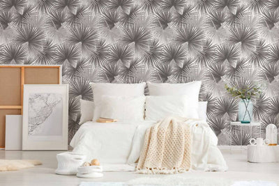 product image for Zoe Botanical Wall Mural in Grey/Beige 41