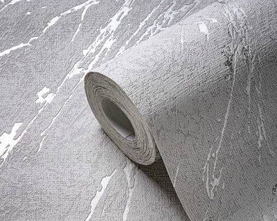 product image for Stone Streak Wallpaper in Grey/Silver 37