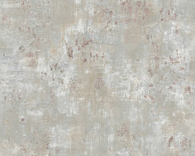 product image of Rust Distressed Wallpaper in Beige/Copper/Grey 574