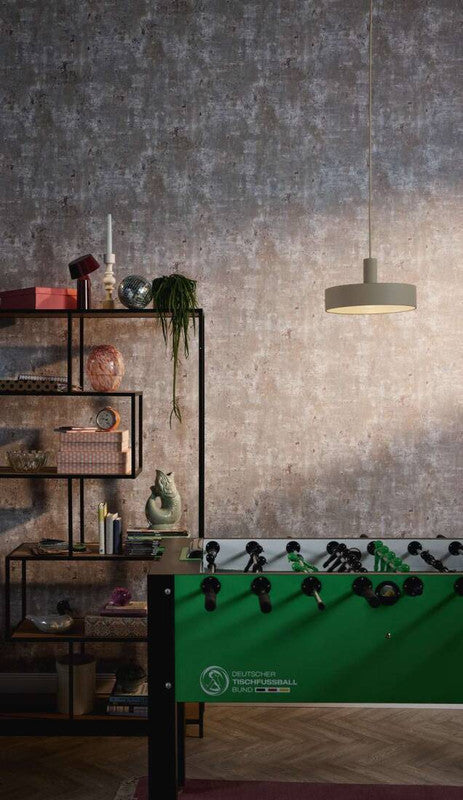 media image for Rust Distressed Wallpaper in Beige/Copper/Grey 28