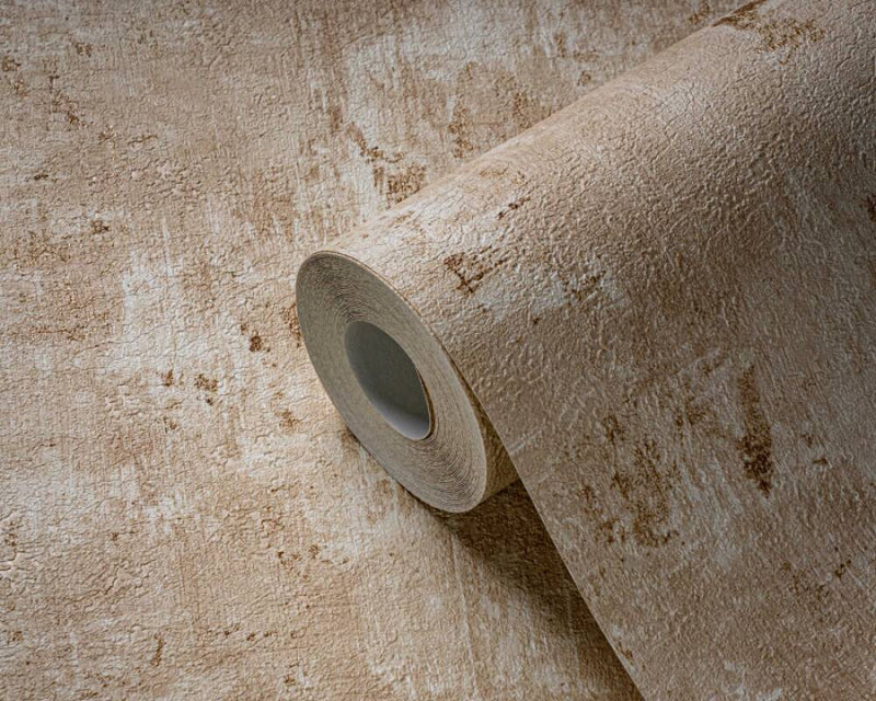 media image for Rust Distressed Wallpaper in Beige/Cream/Gold 258