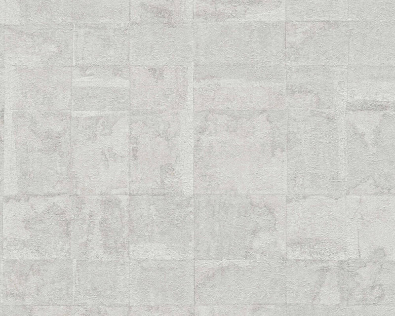 media image for Tile Texture Metallic Effect Wallpaper in Cream/Grey/Silver 294